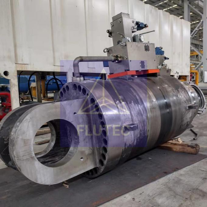 100% badania ciśnienia cylindry hydrauliczne z głowicą śrutową dla przemysłu stalowego 3