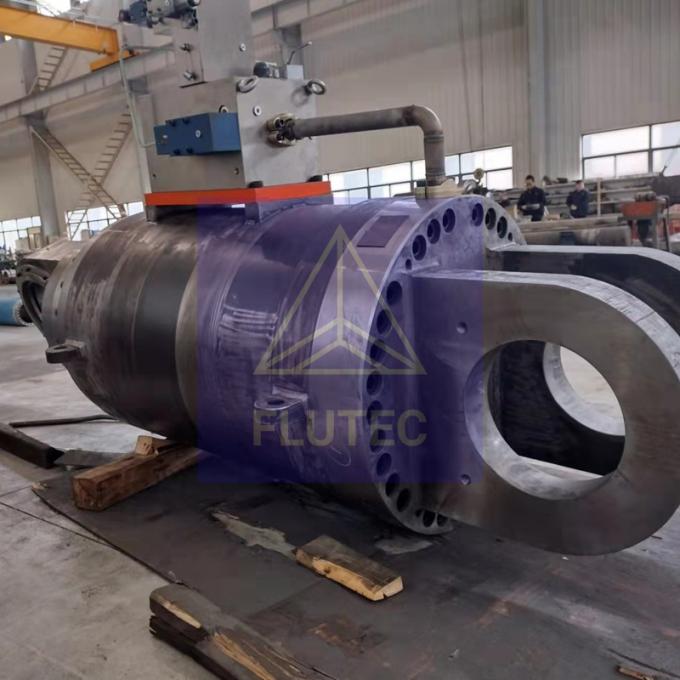 100% badania ciśnienia cylindry hydrauliczne z głowicą śrutową dla przemysłu stalowego 4