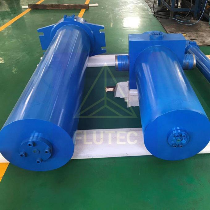Ciężkie cylindry hydrauliczne na zamówienie 100% badania ciśnienia do cięcia złomu metalu 1
