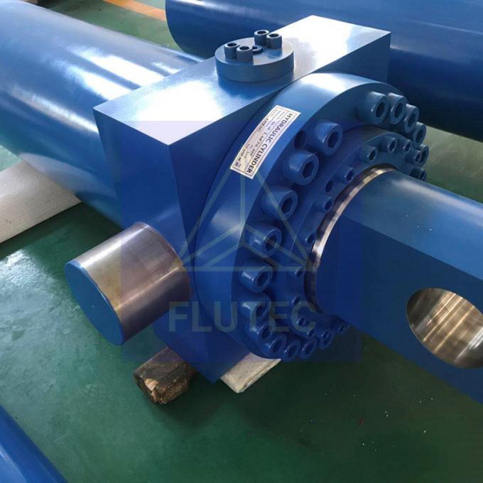 Ciężkie cylindry hydrauliczne na zamówienie 100% badania ciśnienia do cięcia złomu metalu 0