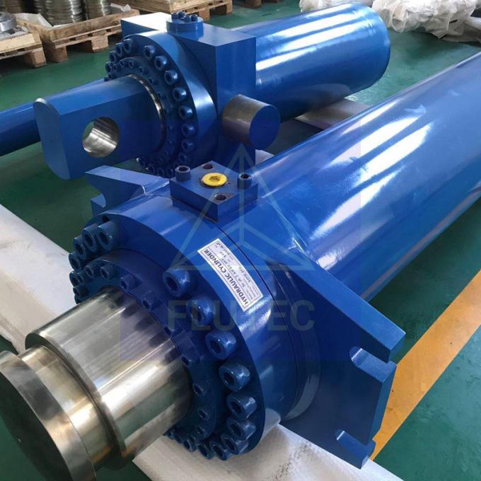 Ciężkie cylindry hydrauliczne na zamówienie 100% badania ciśnienia do cięcia złomu metalu 5