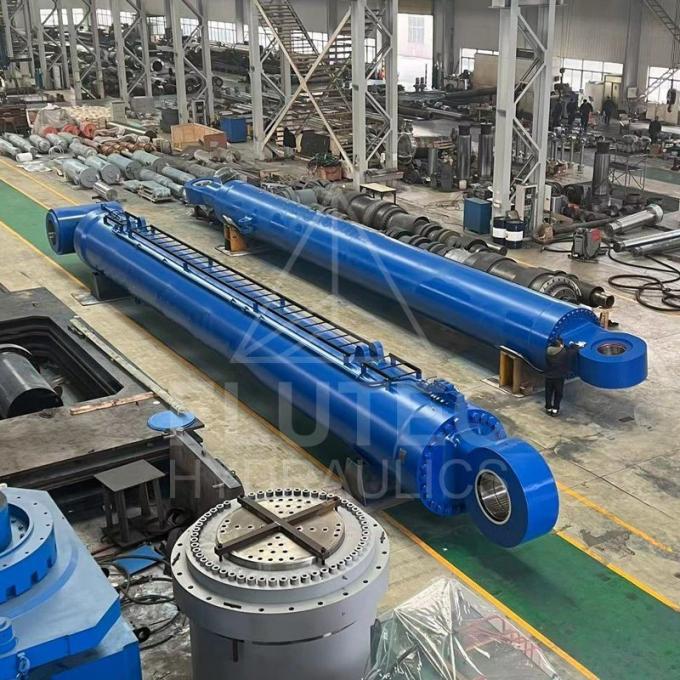 Dwukrotnie działający cylinder hydrauliczny do prasowania morski dla systemu podciągania na morzu 0