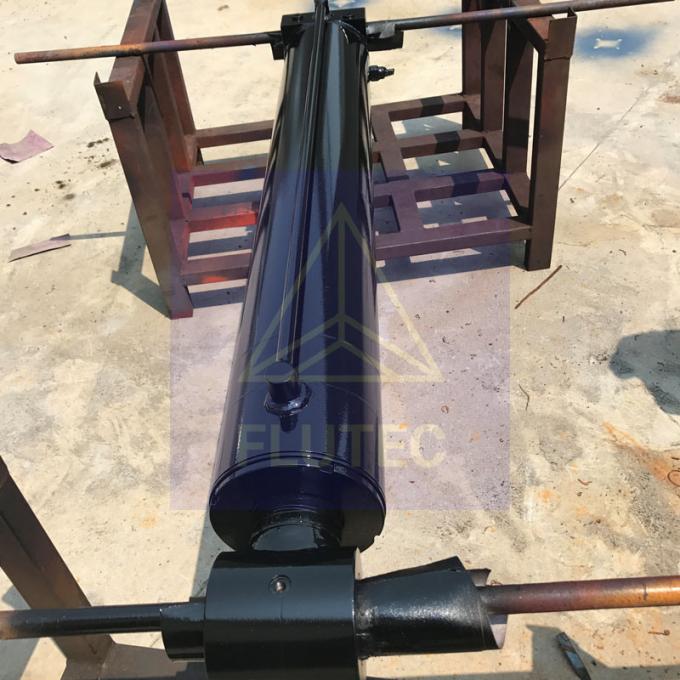 100% Badanie ciśnienia Cylinder hydrauliczny okrętowy podwójnie działający dla żurawia statku 2