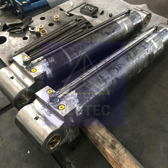 100% Badanie ciśnienia Cylinder hydrauliczny okrętowy podwójnie działający dla żurawia statku 3
