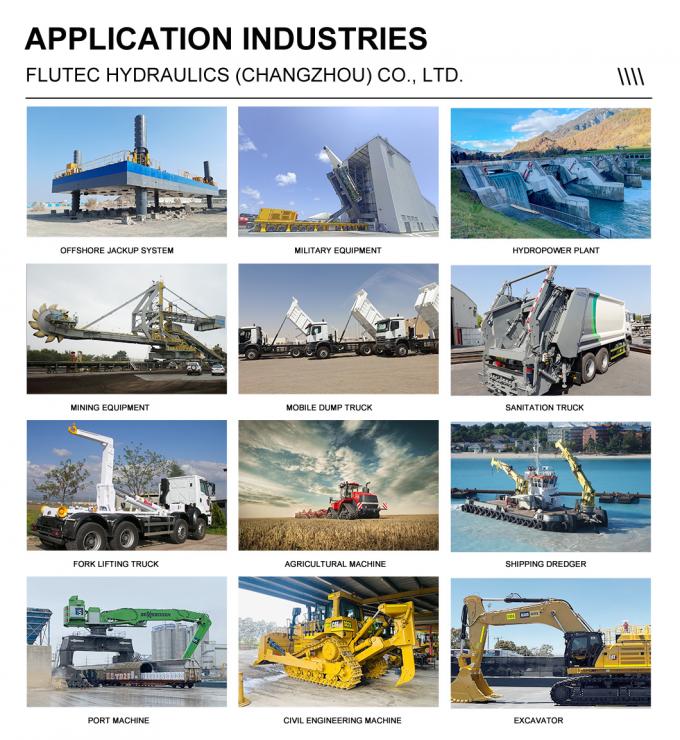 Wykrywanie hydrauliczne Prasowy Cylinder Mill typu For Offshore Jackup System 7