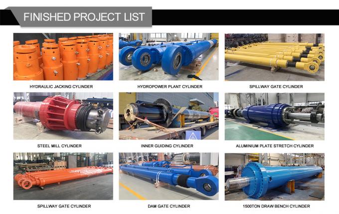 Cylinder hydrauliczny do prasy hydraulicznej do układu podciągania statków 3