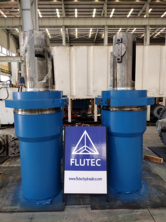 40MPa Cylinder hydrauliczny morski Mill Typ Boom Cylinder oleju hydraulicznego 10