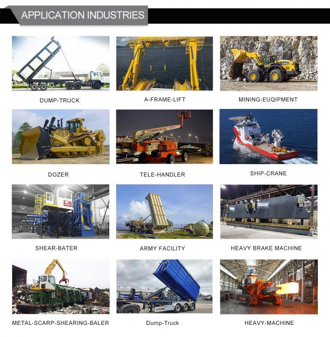 Stali stopowej 800 ton silnika hydraulicznego wysokiego ciśnienia do tunelowania 3