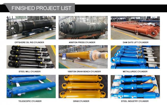 Złożona stal Długotrwałe cylindry hydrauliczne duże wiercenie z czujnikiem przetwornika 7