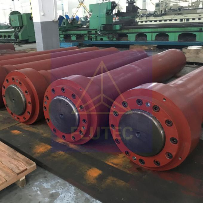Wielkie cylindry hydrauliczne z głowicą śrubowaną 400tonowy cylinder hydrauliczny z tłokem 0