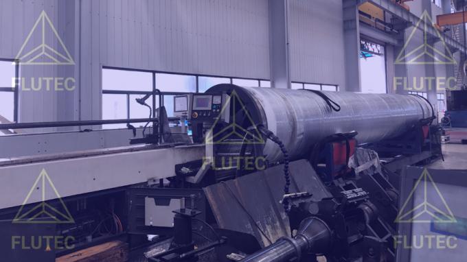 50tonowy hydrauliczny cylinder podnoszący podwójnie działający materiał ze stali węglowej 1