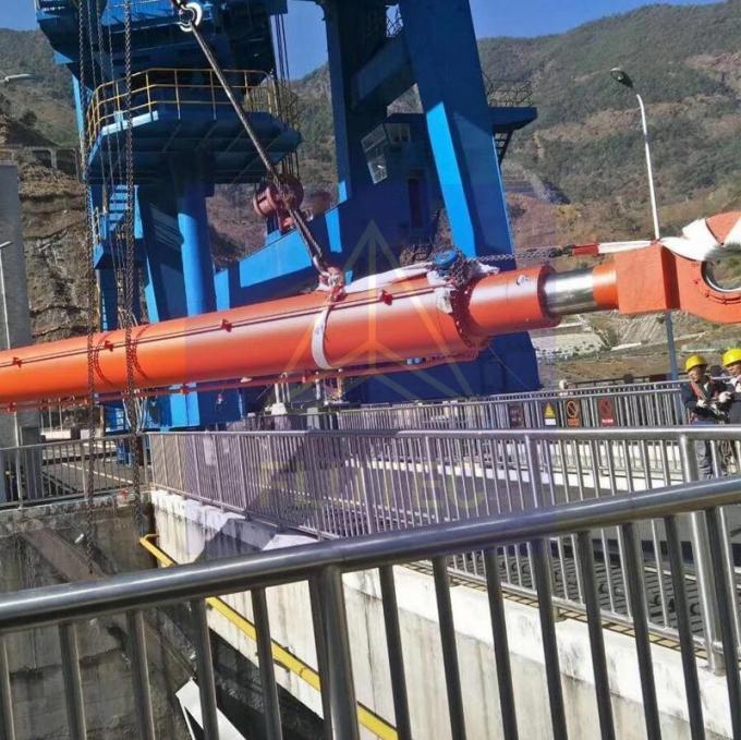 Elektrownia wodna brama tamy hydrauliczny cylinder materiał ze stali węglowej 2