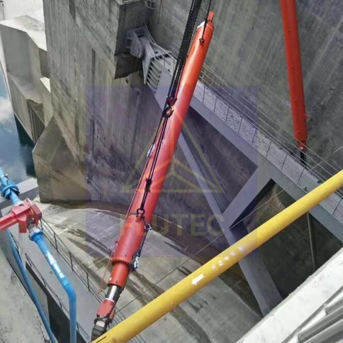 Elektrownia wodna brama tamy hydrauliczny cylinder materiał ze stali węglowej 4