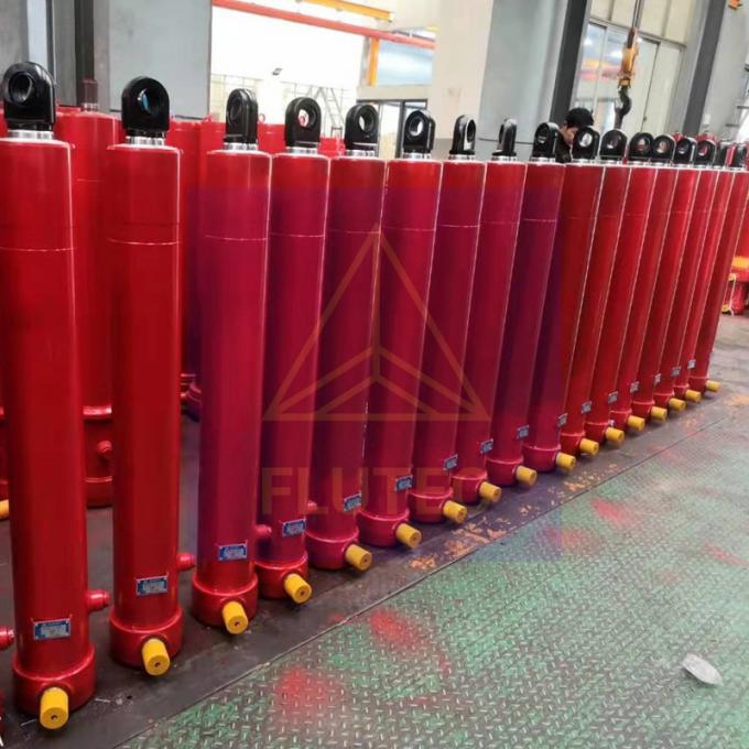 Cylinder prasowy hydrauliczny teleskopiczny na zamówienie dla platformy zrzucającej 1