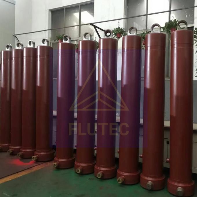 Wyroby z odpadów Telescopic Hydraulic Cylinder Custom Made Double Acting 2