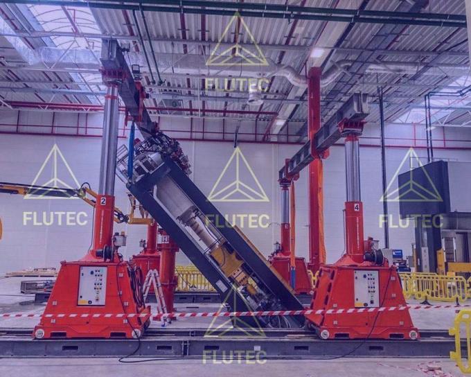 Dwukrotnie działający cylinder hydrauliczny teleskopowy do hydraulicznego systemu bramkowego 0