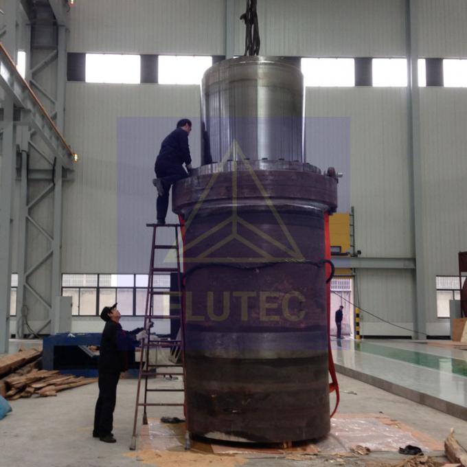 100% Badanie ciśnienia Ciężki duży tłok cylinder prasowy hydrauliczny 0