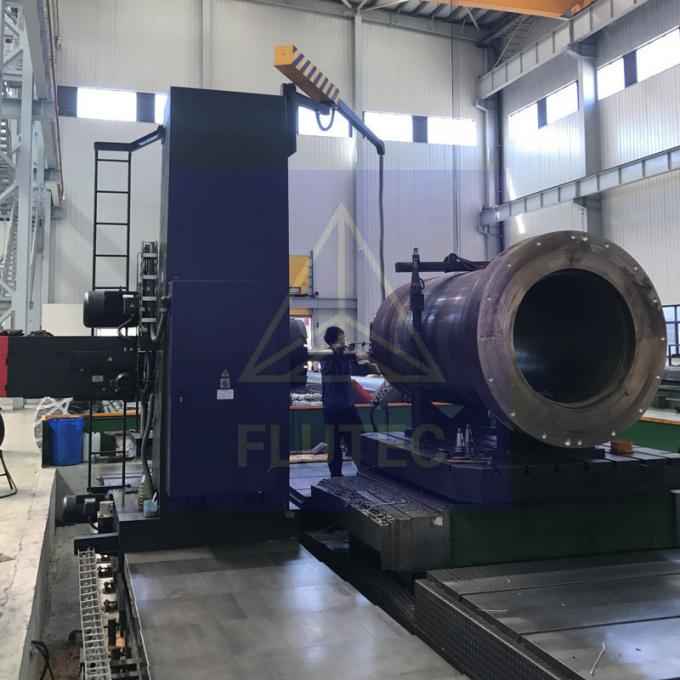 Badanie ciśnienia w 100% 600 ton Hydraulic Press Cylinder Tube 4