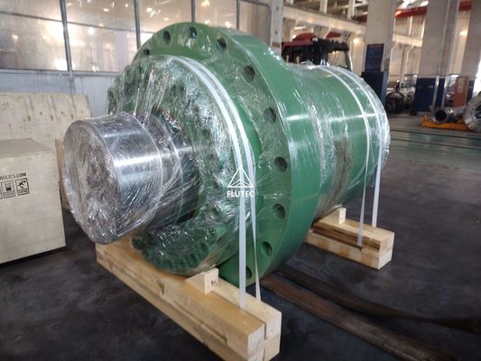 Dwukrotnie działające cylindry hydrauliczne z głowicą śrutową